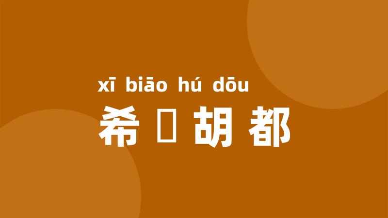 希颩胡都