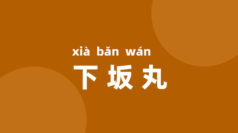 下坂丸