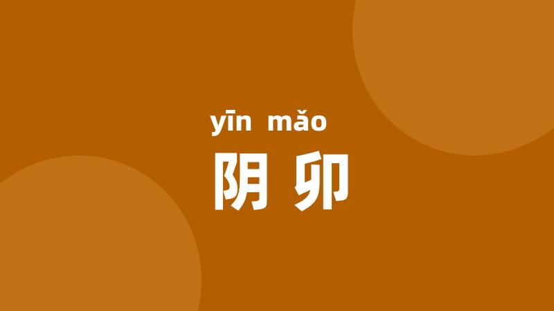 阴卯