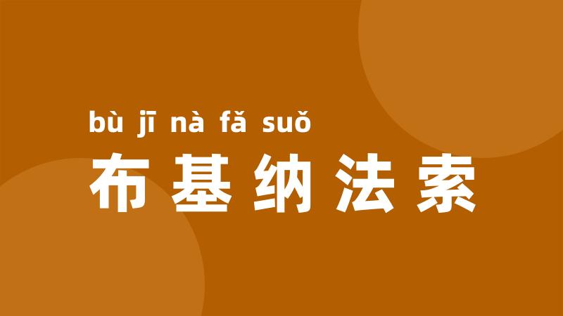 布基纳法索