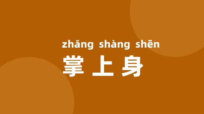 掌上身
