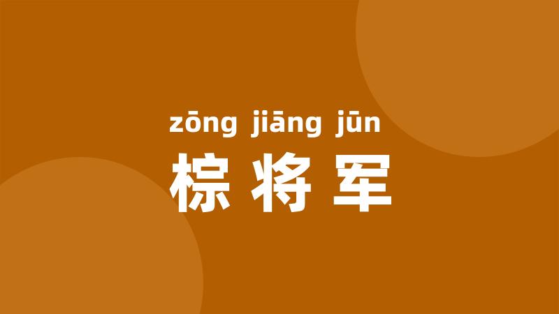 棕将军