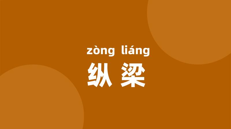 纵梁