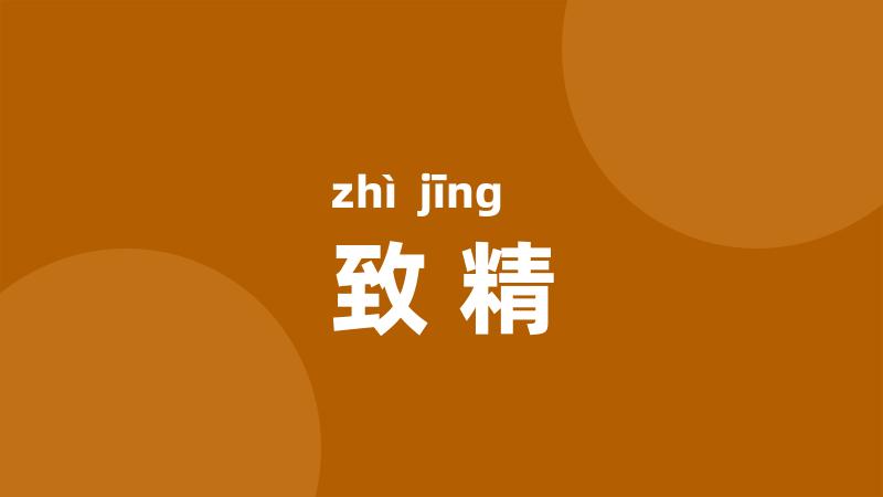 致精