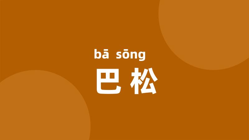 巴松