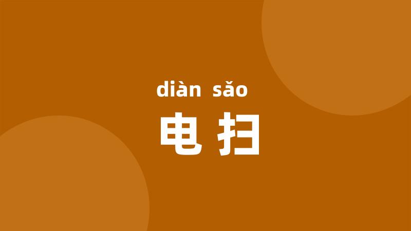 电扫