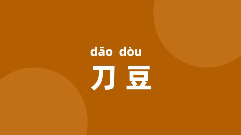 刀豆