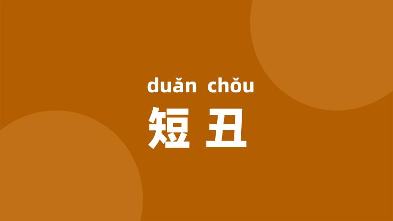 短丑